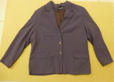 Dámsky kostým (sako, nohavice, sukne), veľkosť 50 - fialový