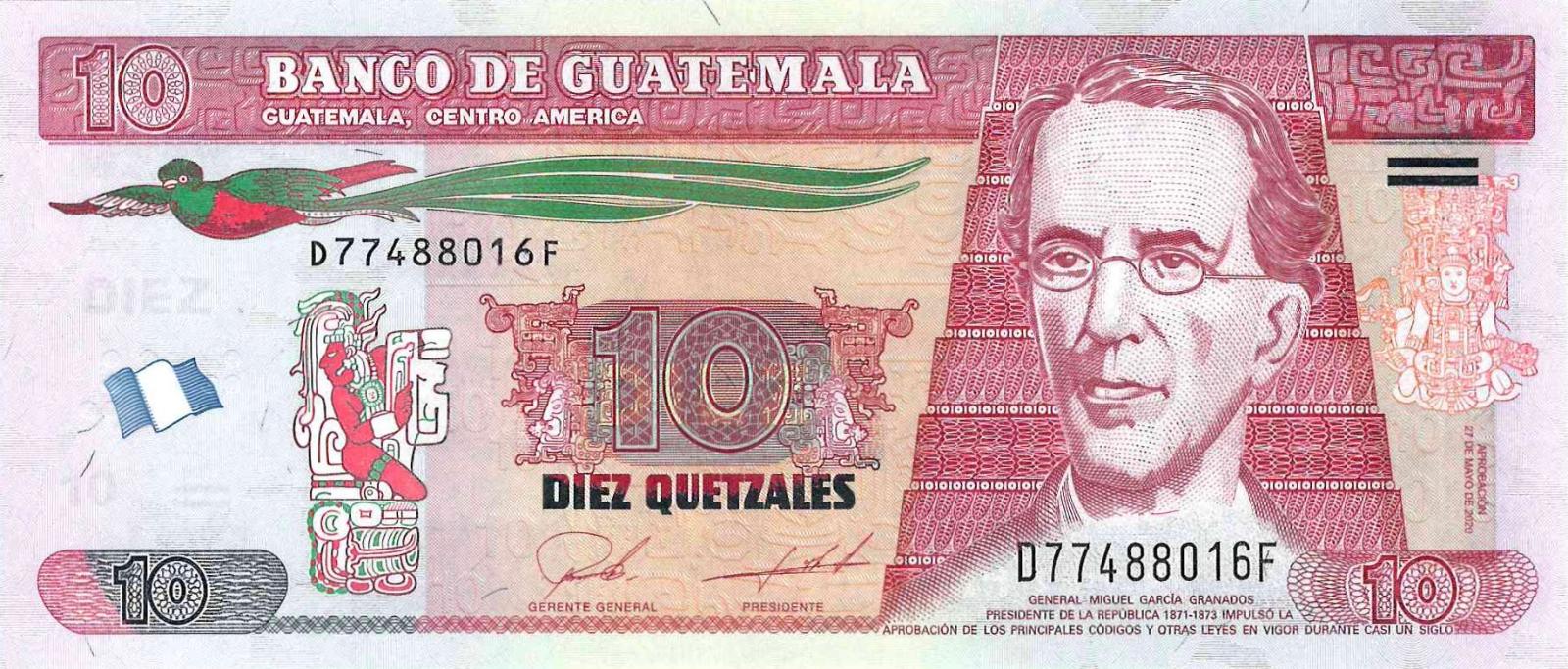 Guatemala, 10 Quetzales, 27.5.2020, Pick 123A, UNC - Zberateľstvo
