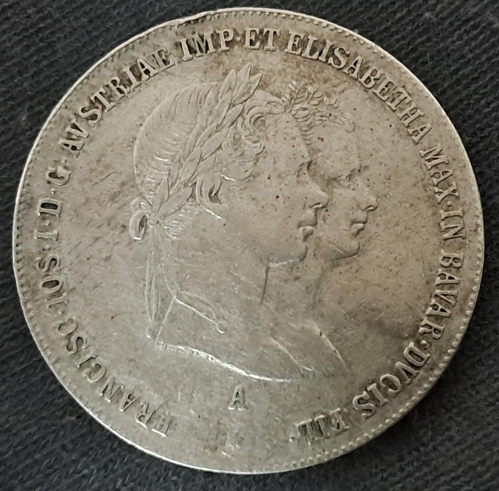 Svadobný zlatník 1854 A - Numizmatika