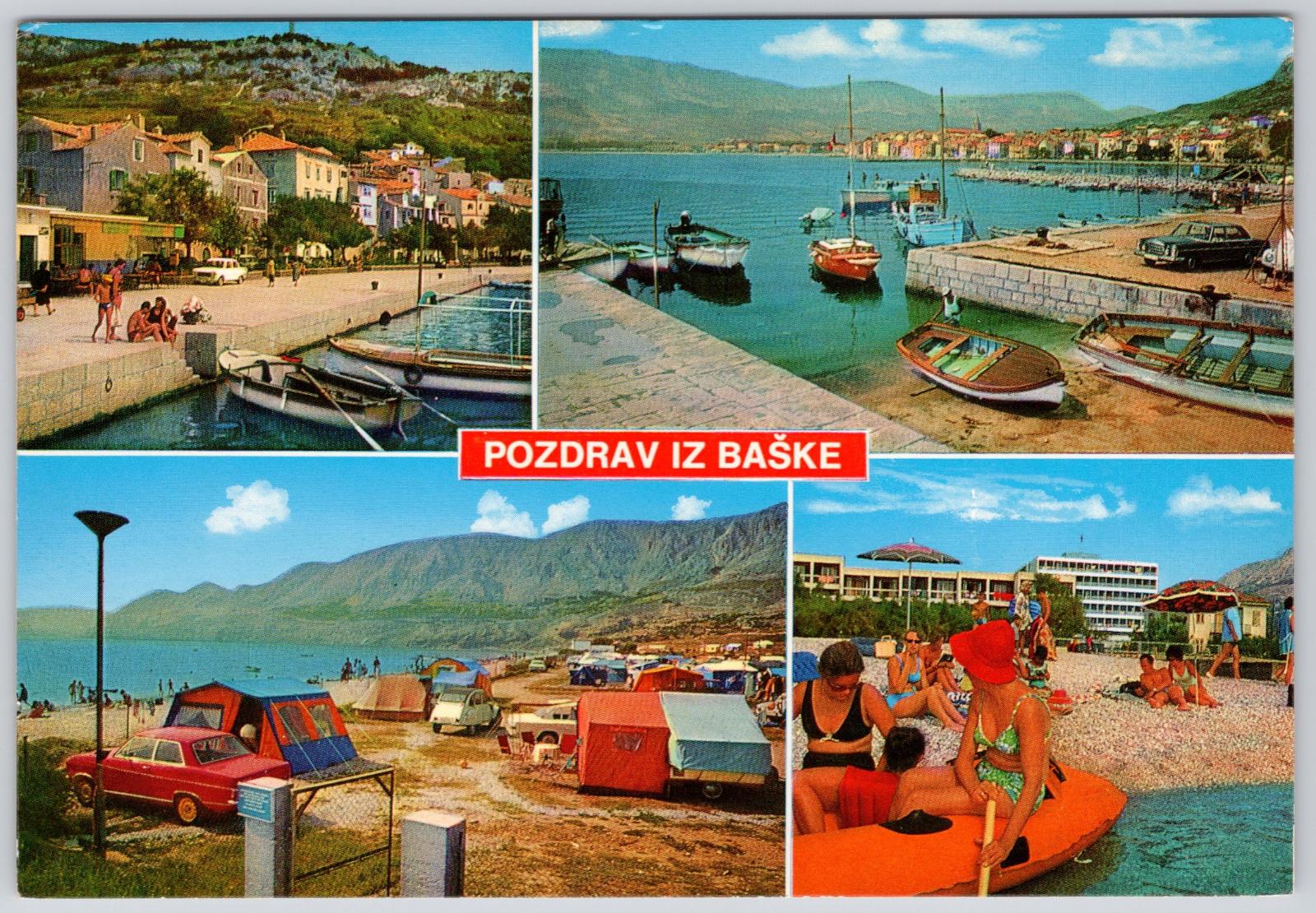 CHORVÁTSKO - BAŠKA - Pohľadnice