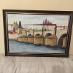 Olej na plátne Karlov Most, Pražský hrad - Umenie