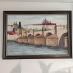 Olej na plátne Karlov Most, Pražský hrad - Umenie