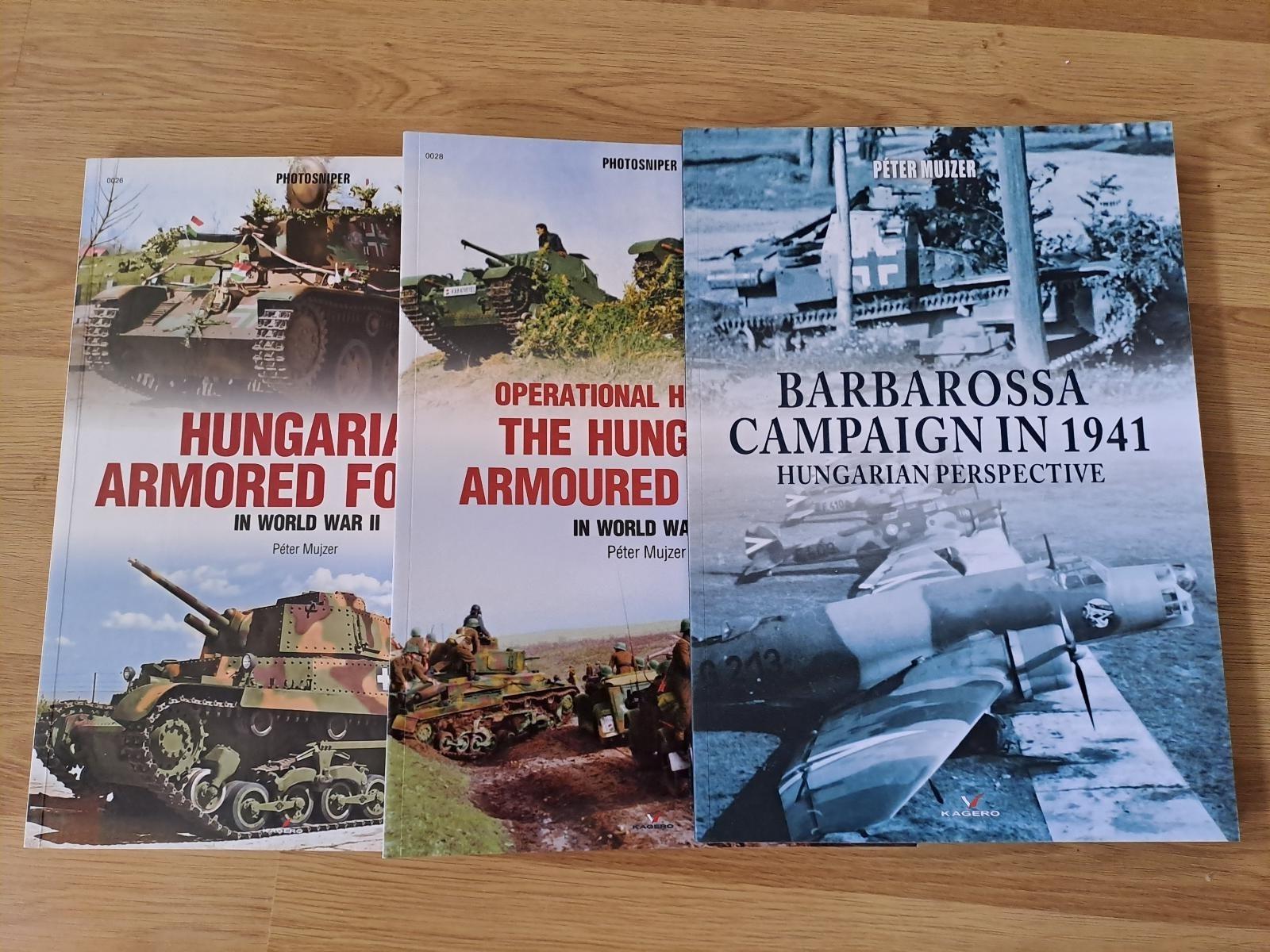 Konvolut literatúry maďarská technika a letectvo 2.svet.vojna - Modely vojenských vozidiel