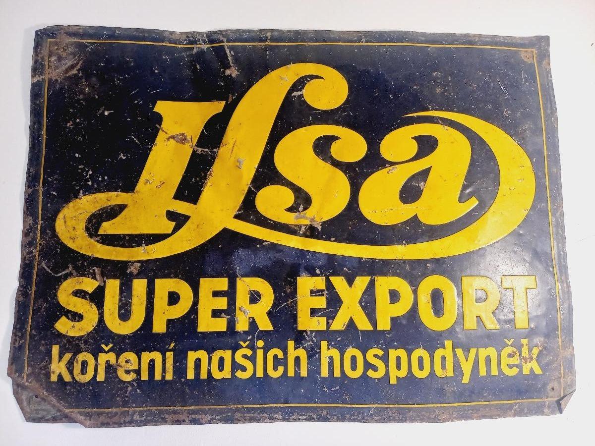 Stará reklamná smaltovaná ceduľa ILSA - korenie - kuchyňa - Starožitnosti