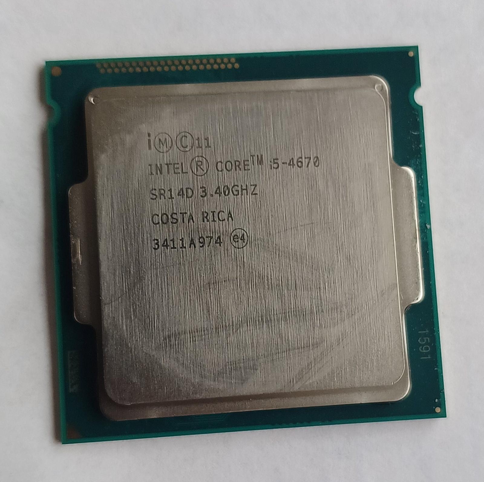 CPU Intel core i5-4670 3,4GHz 1150 - Počítače a hry