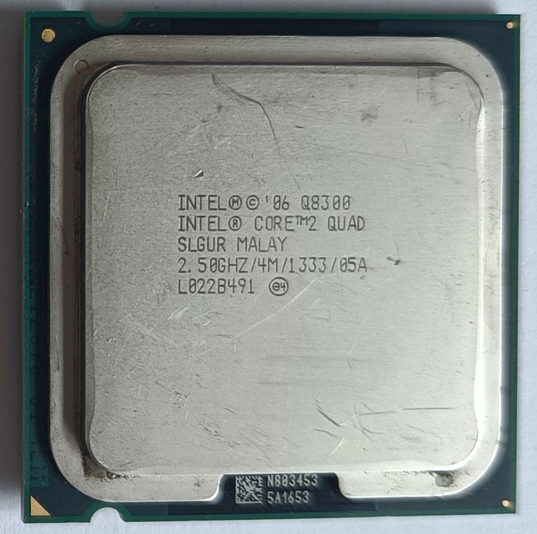 Intel Core 2 Quad Q8300, socket 775, SLGUR, otestovaný - Počítače a hry