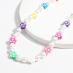 Perlový náhrdelník s kvetinami / Boho / pre dievčatá / od 1Kč |001| - Šperky a hodinky