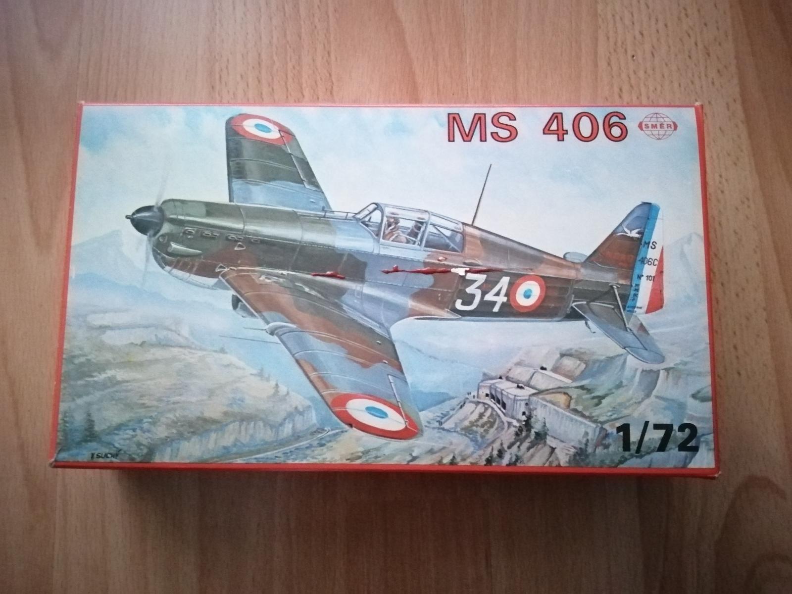 MS 406 1:72 Smer (1991) - Vojenské modely lietadiel