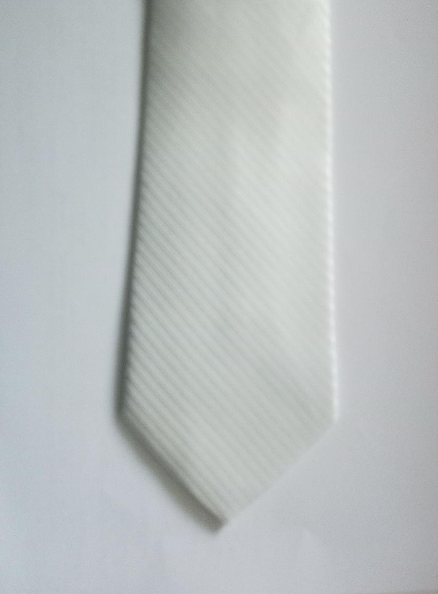 Nová biela hodvábna kravata - Oblečenie, obuv a doplnky