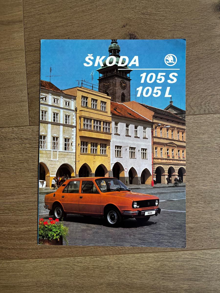 Škoda 105S/105L prospekt - Motoristická literatúra
