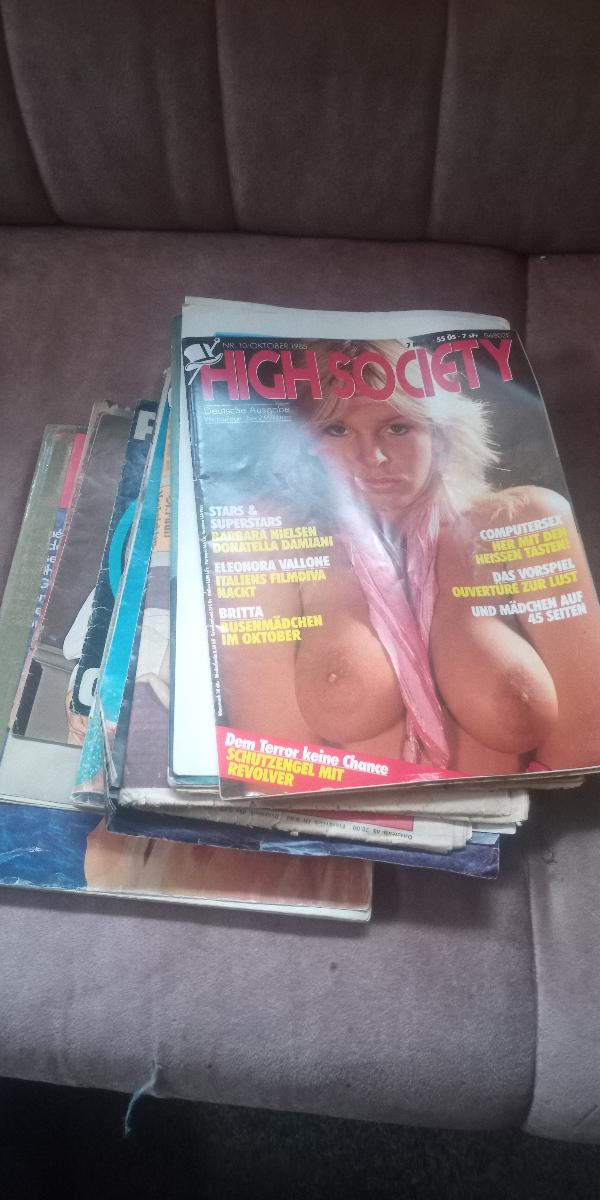 Staré časopisy Playboy plus ďalšie - Erotika