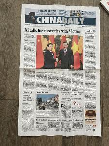 Čínske noviny China Daily a Global Times 9.4 a 15.4.2024