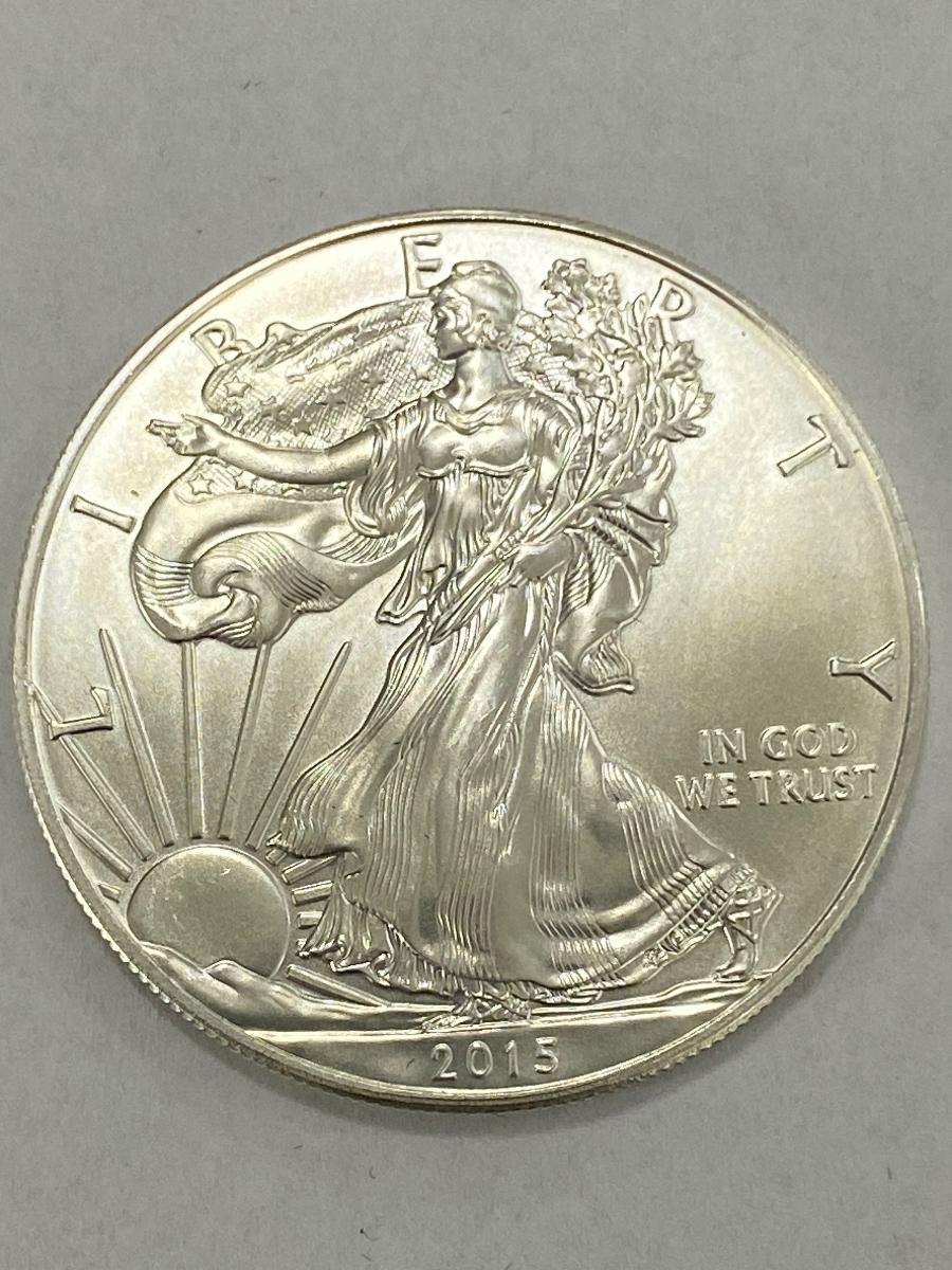 Strieborná minca 1 Oz, USA, American Eagle 2015 - Numizmatika