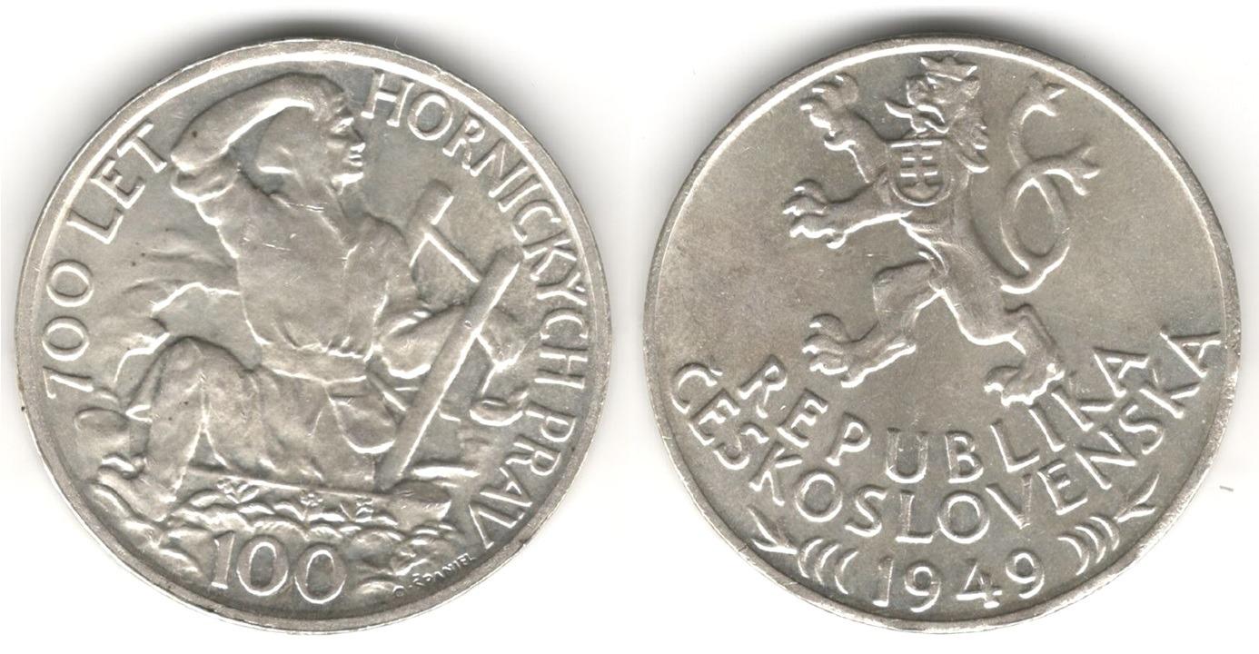 100 Kčs 1949 - Numizmatika