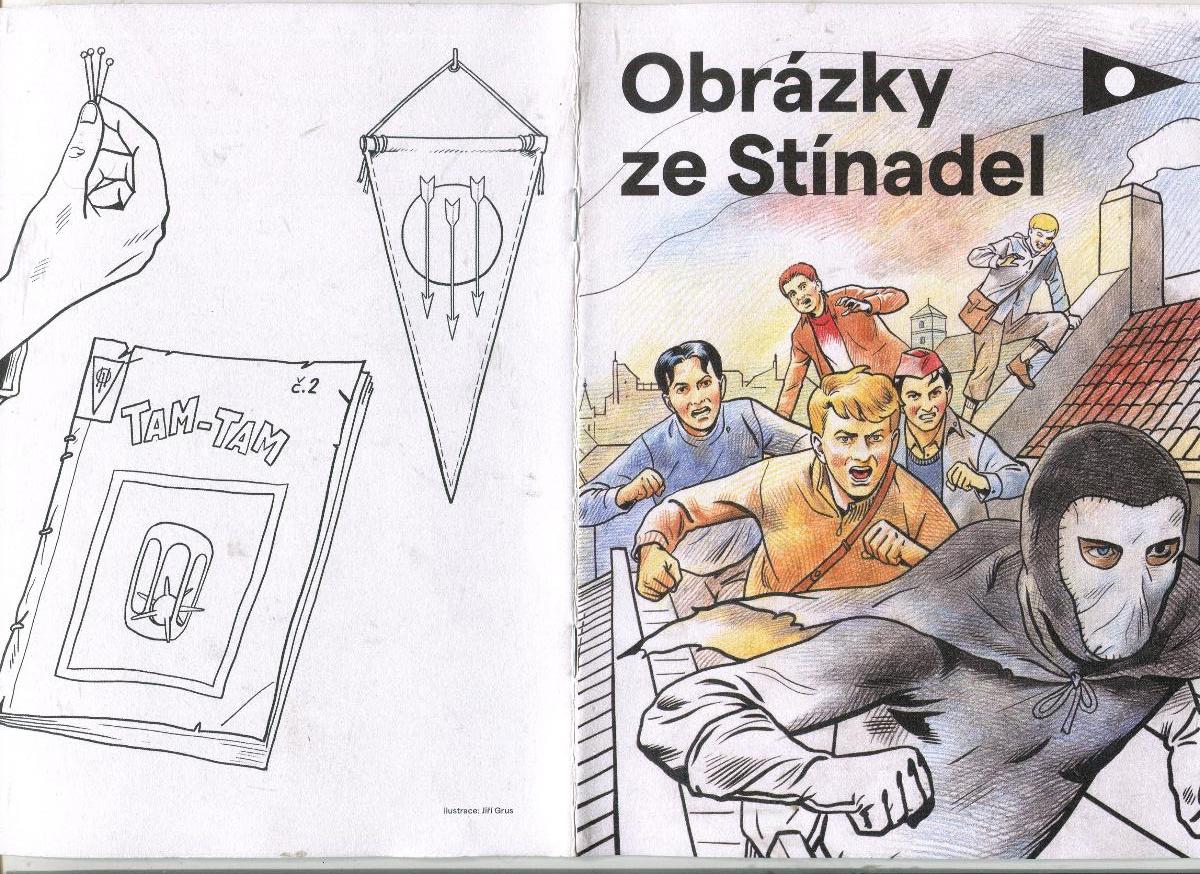 Obrázky zo Stínadiel, ilustr. Jiří Grus, knižočka - Knihy a časopisy