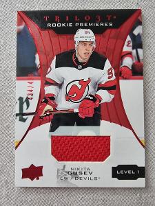 NIKITA GUSEV RC - Jersey hokejová KARTA limit/499 - New Jersey Devils