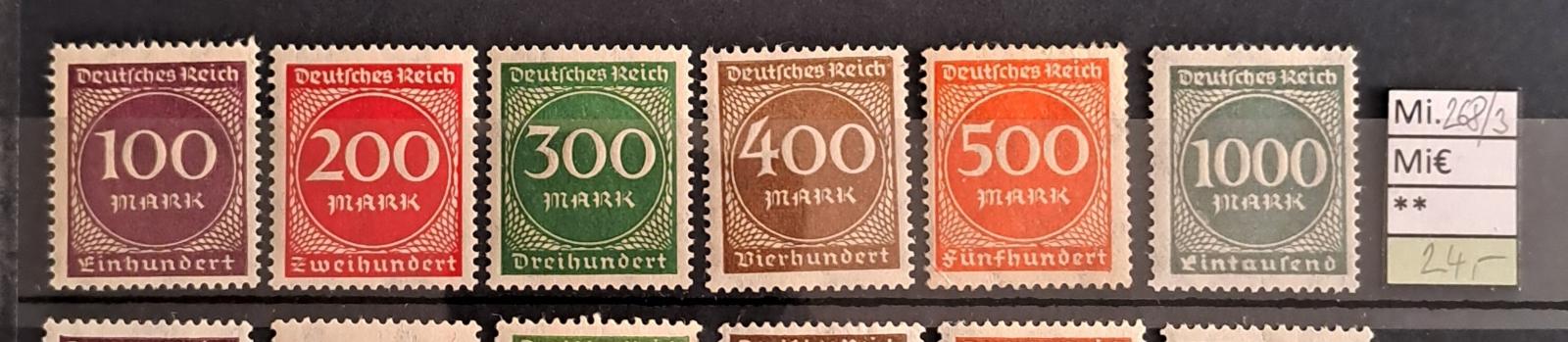 Deutsches Reich, DR Mi 268/3** - Známky Európa