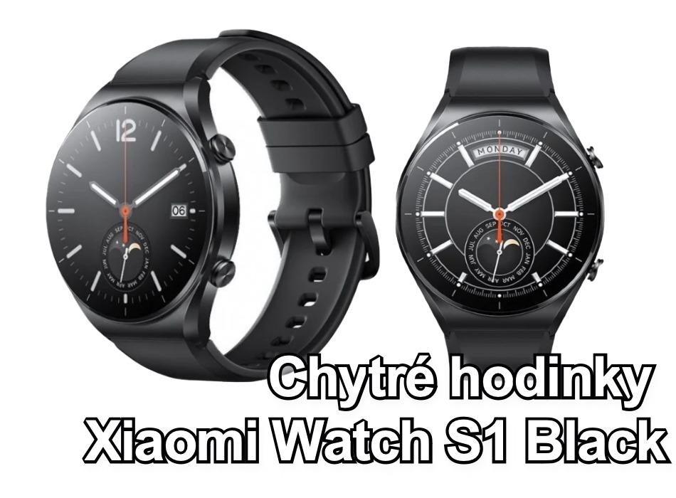 Chytré hodinky Xiaomi Watch S1 Black/Černé - Mobily a smart elektronika