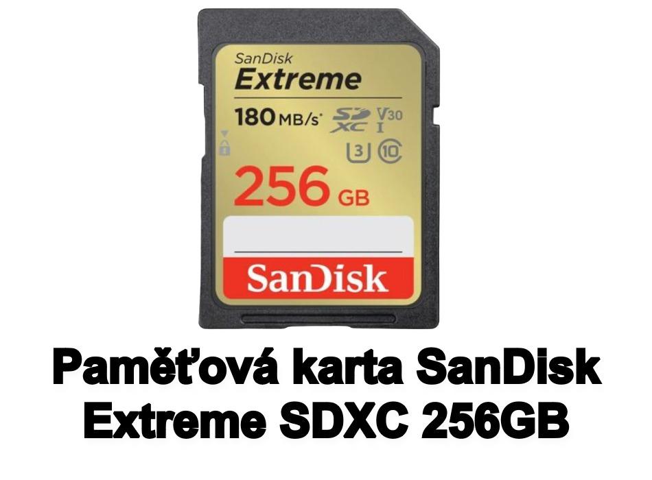 Pamäťová karta SanDisk Extreme SDXC 256GB - Elektro