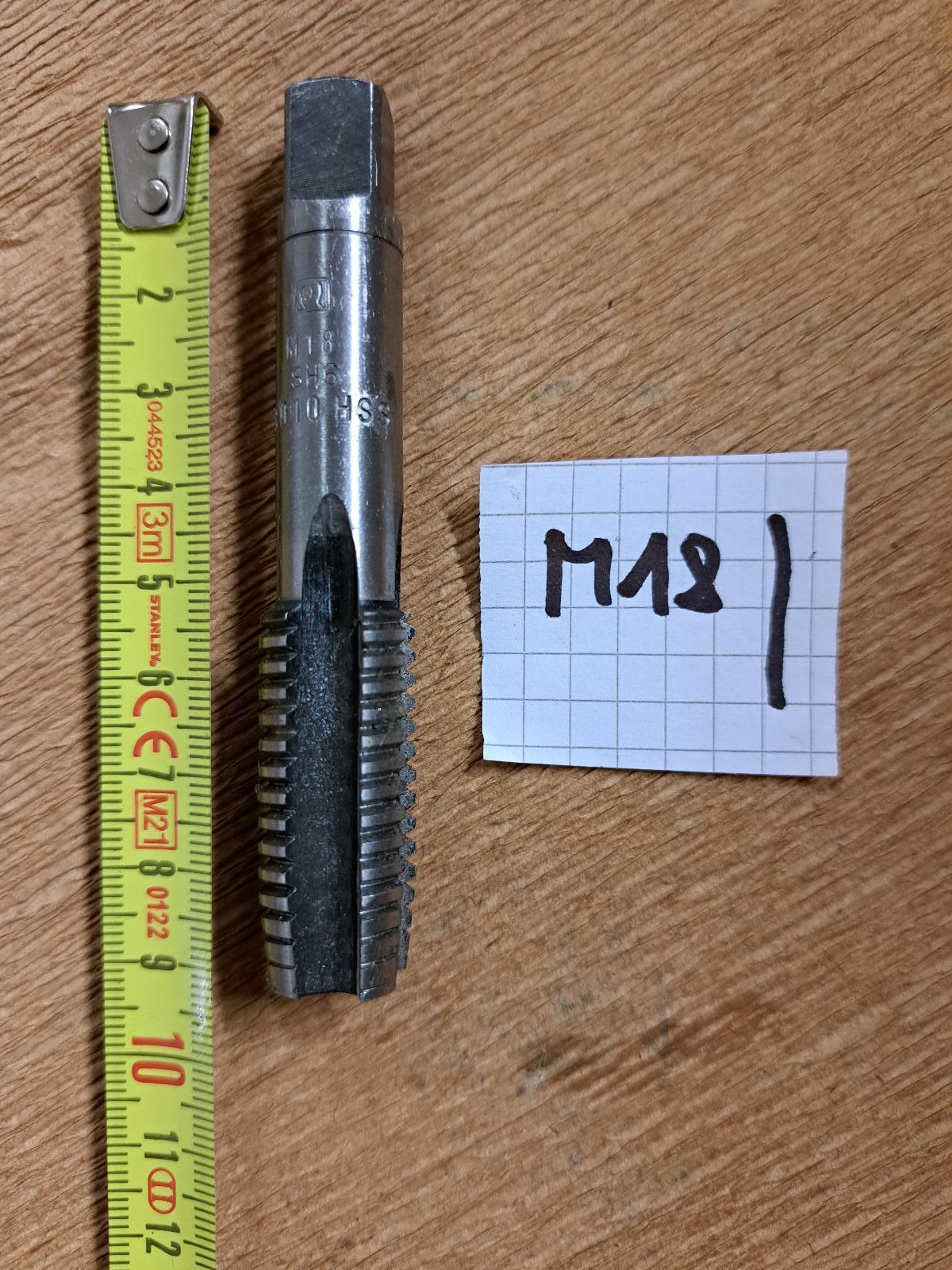 Závitník M18 predrezávací - Priemysel