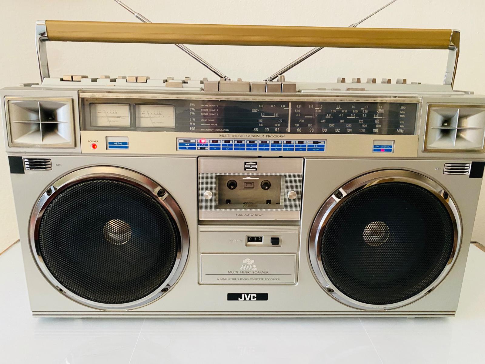 Rádiomagnetofón/boombox JVC RC-M70L, rok 1981 - TV, audio, video