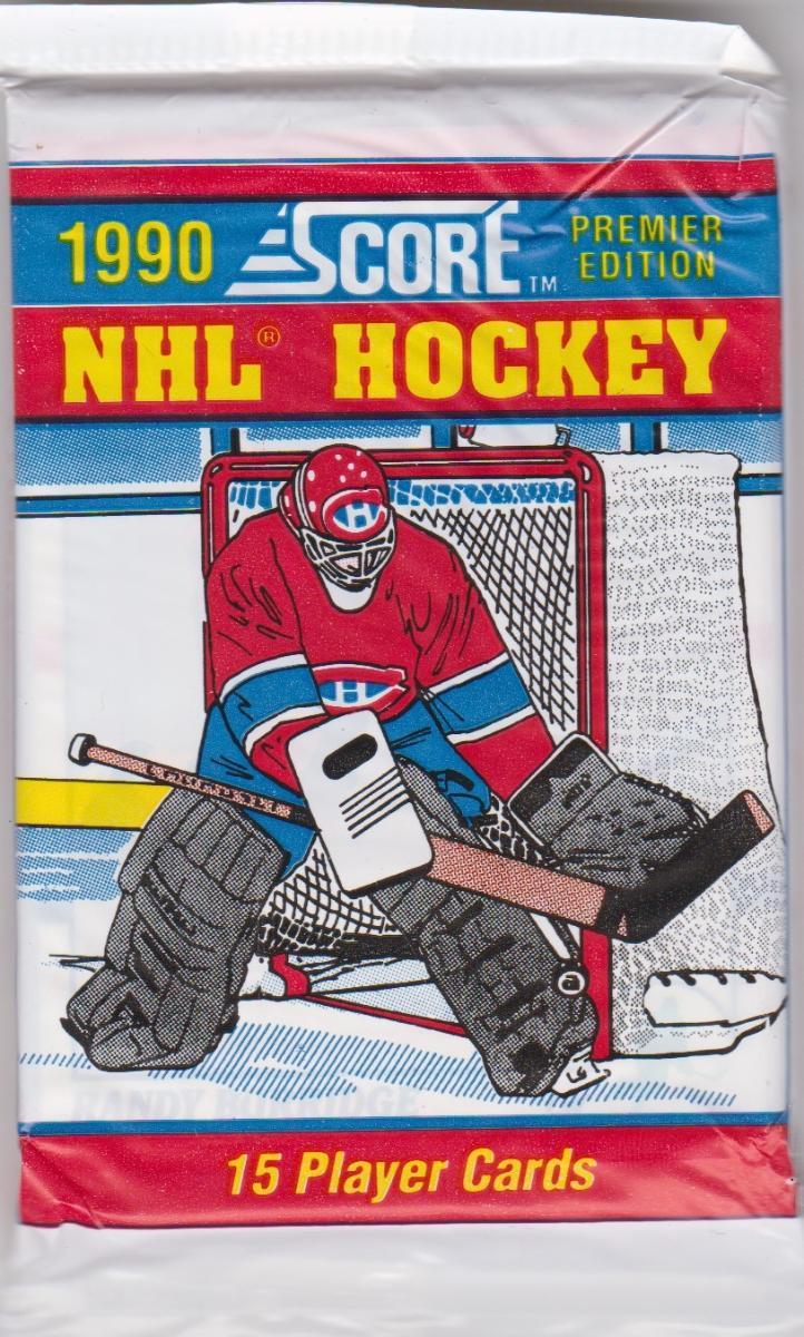 Hokejové karty score 1990- baličiek - Hokejové karty