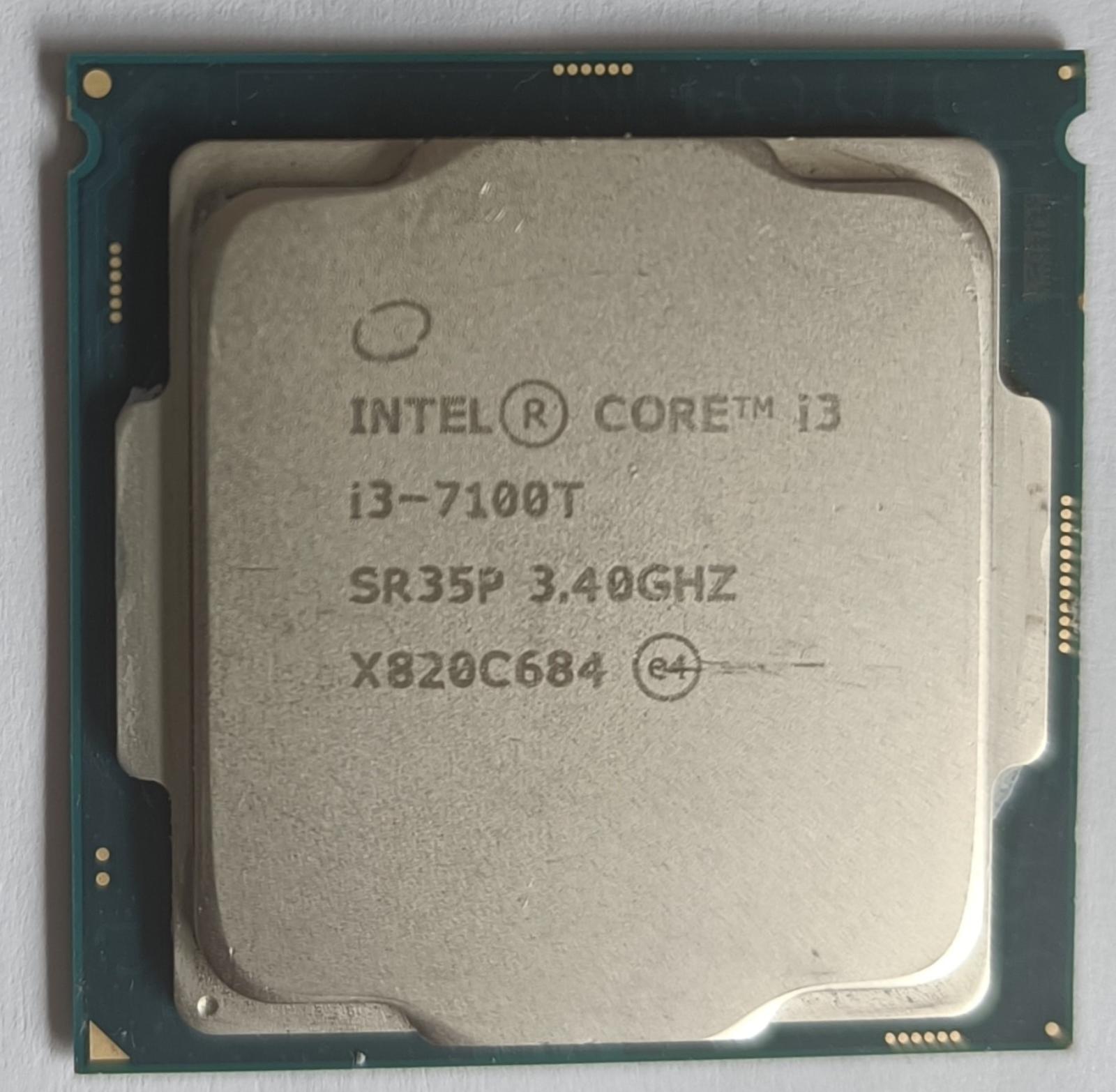 Intel Core i3-7100T, SR35P, úsporný, socket 1151, otestováno - Počítače a hry