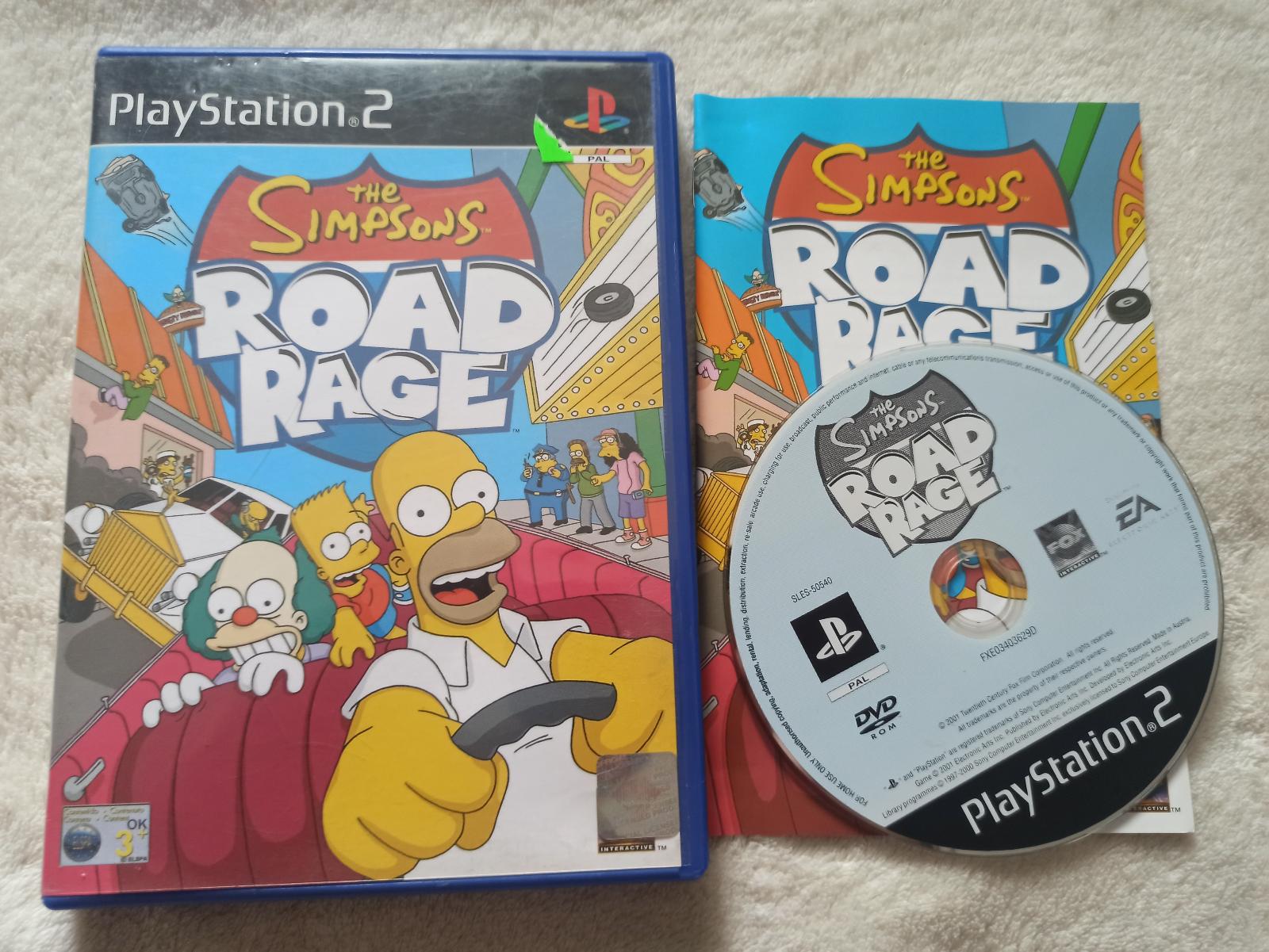 PS2 The Simpsons Road Rage - Hry