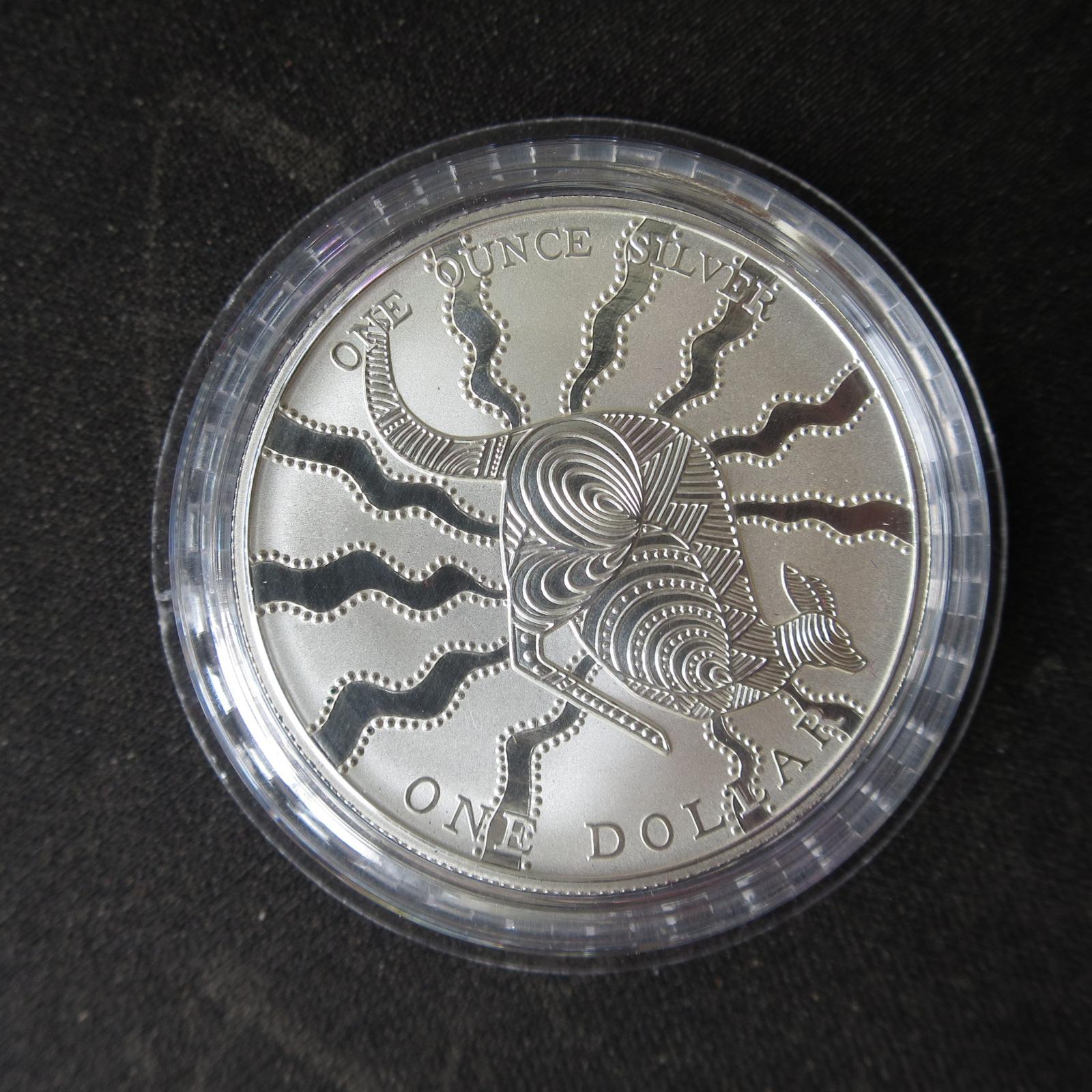 Strieborná minca Kangaroo 2002 - RAM - 1 Oz - Numizmatika