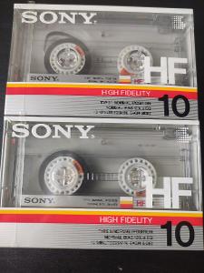 Audiokazety Sony HF 10 (Japonsko)