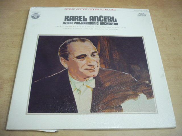 2 LP-SET: KAREL ANČERL (Dvořák, Smetana...) Supraphon Columbia JAPAN - Hudba