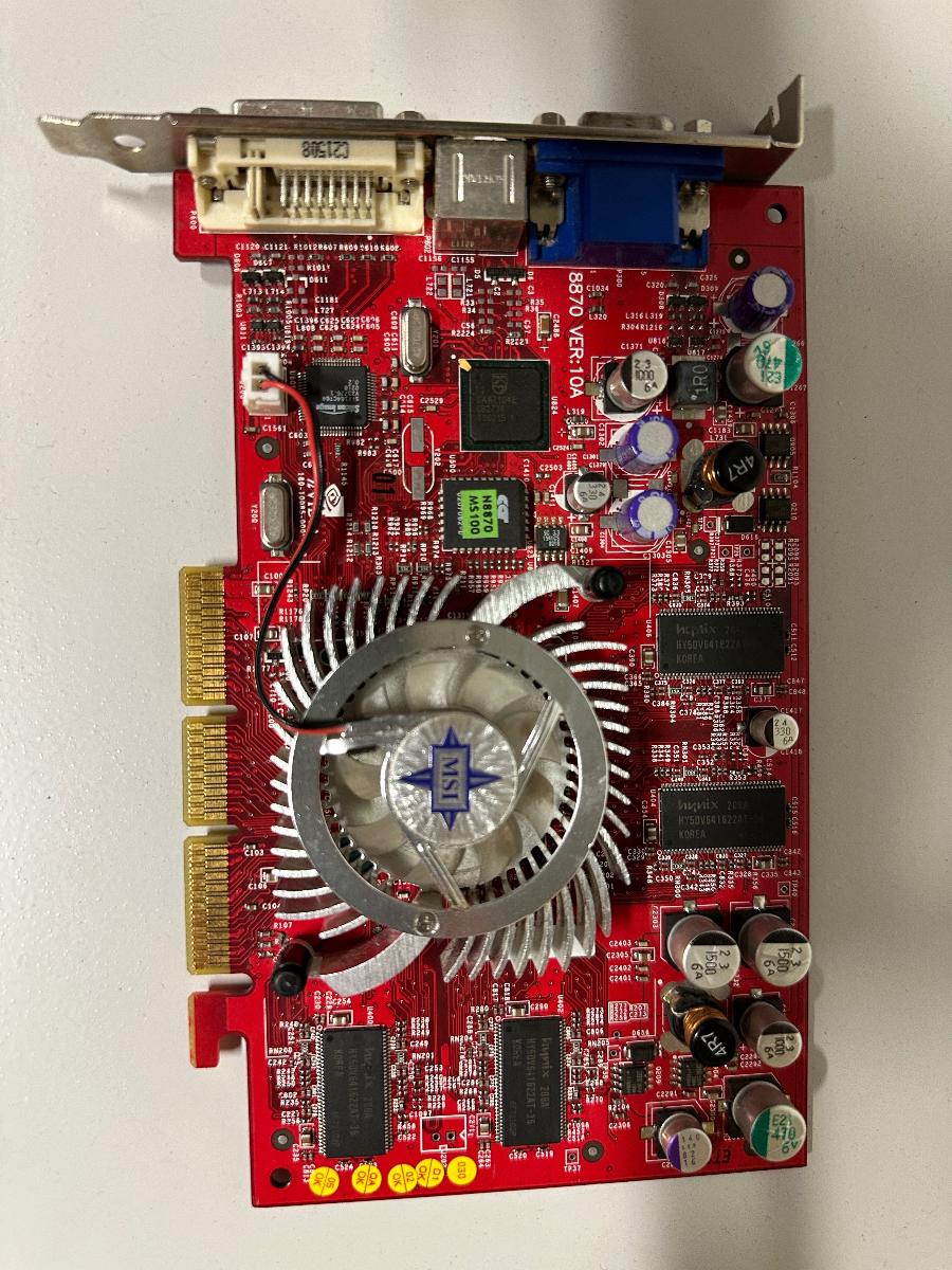GeForce 4 Ti 4200 AGP MSI MS-8870 - Počítače a hry