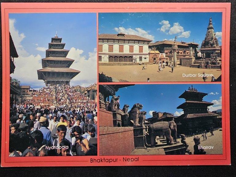 Nepál, Bhaktapur - Pohľadnice