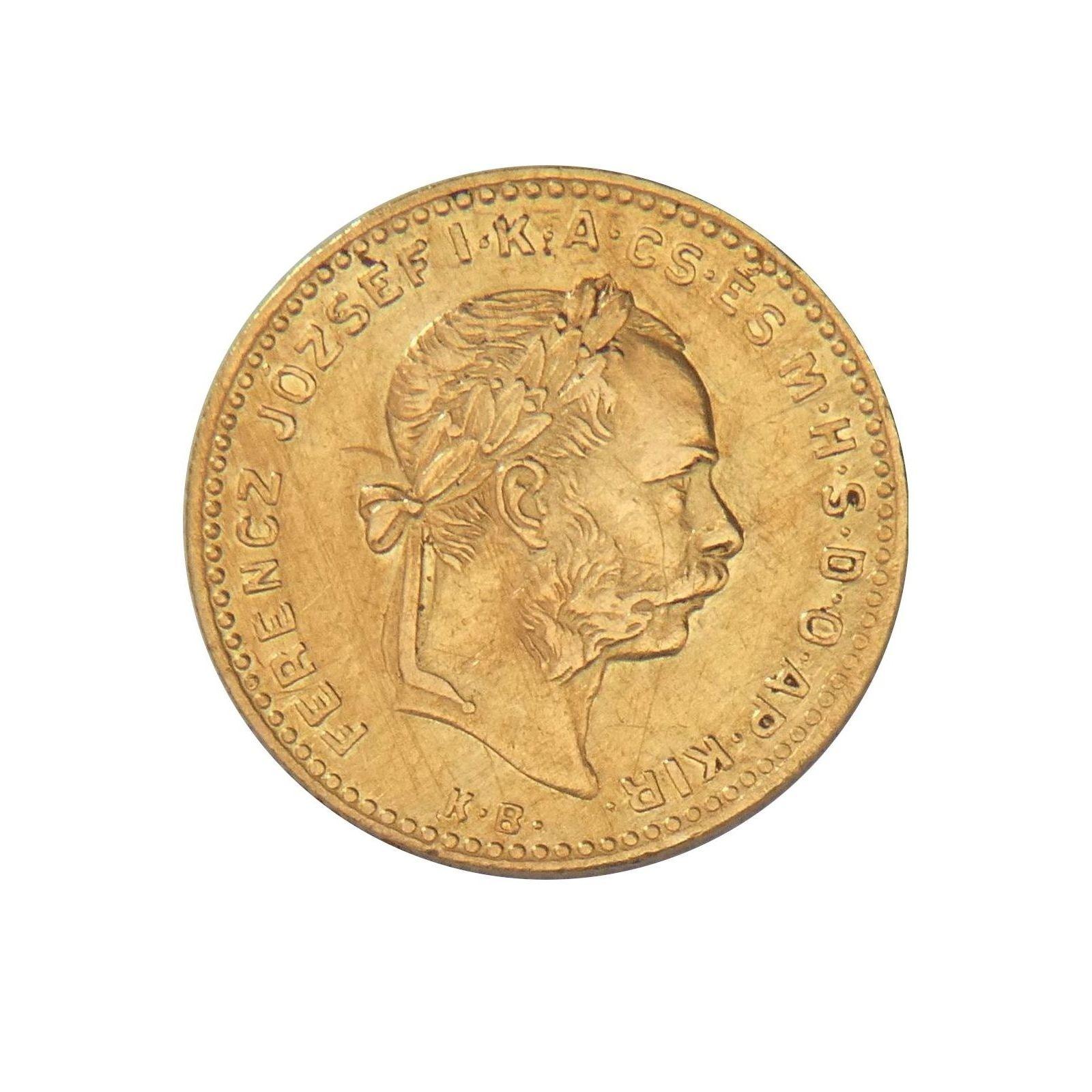 František Jozef I., 4 zlatník 1884 KB - Numizmatika