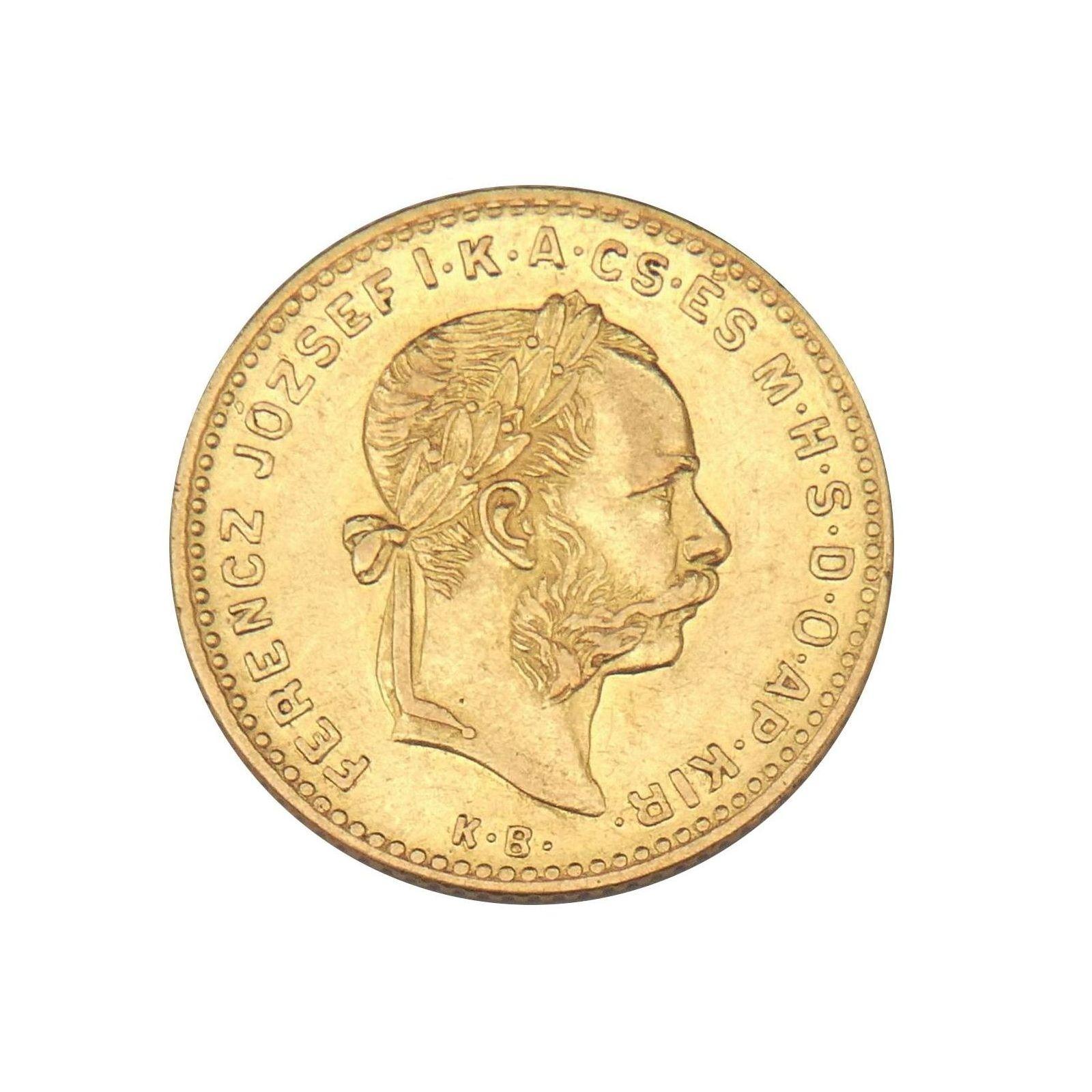 František Jozef I., 4 zlatník 1889 KB - Numizmatika