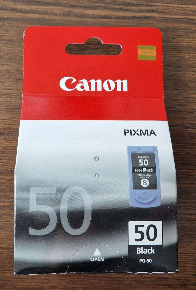 Cartridge Canon PG-50 - Tlačiarne, príslušenstvo