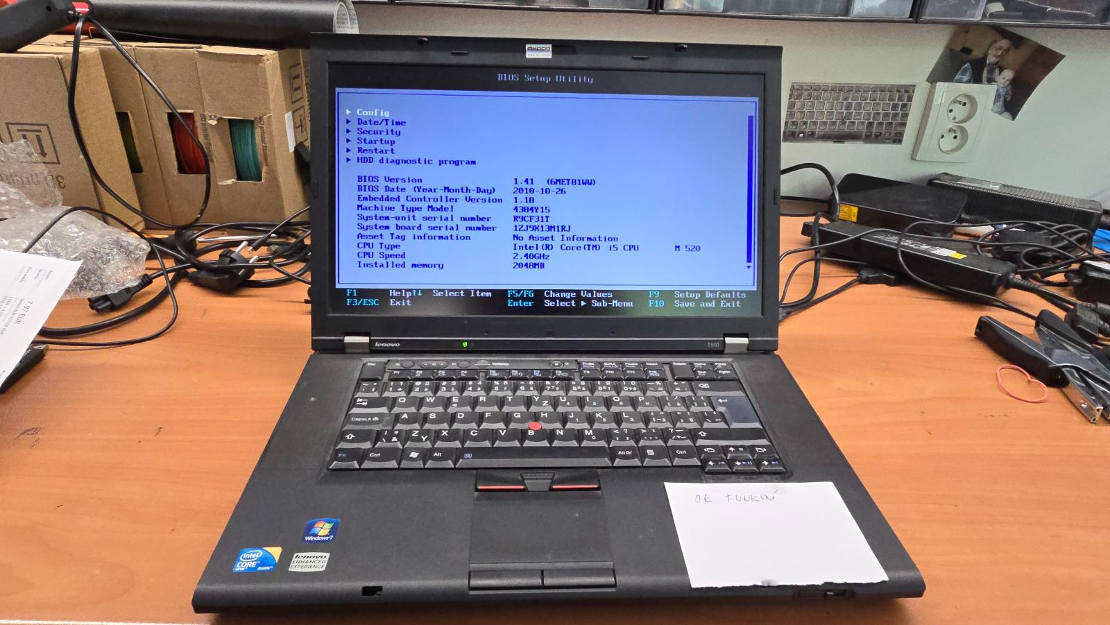 Lenovo Thinkpad T510, i5 1gen, 2GB RAM - Notebooky, príslušenstvo