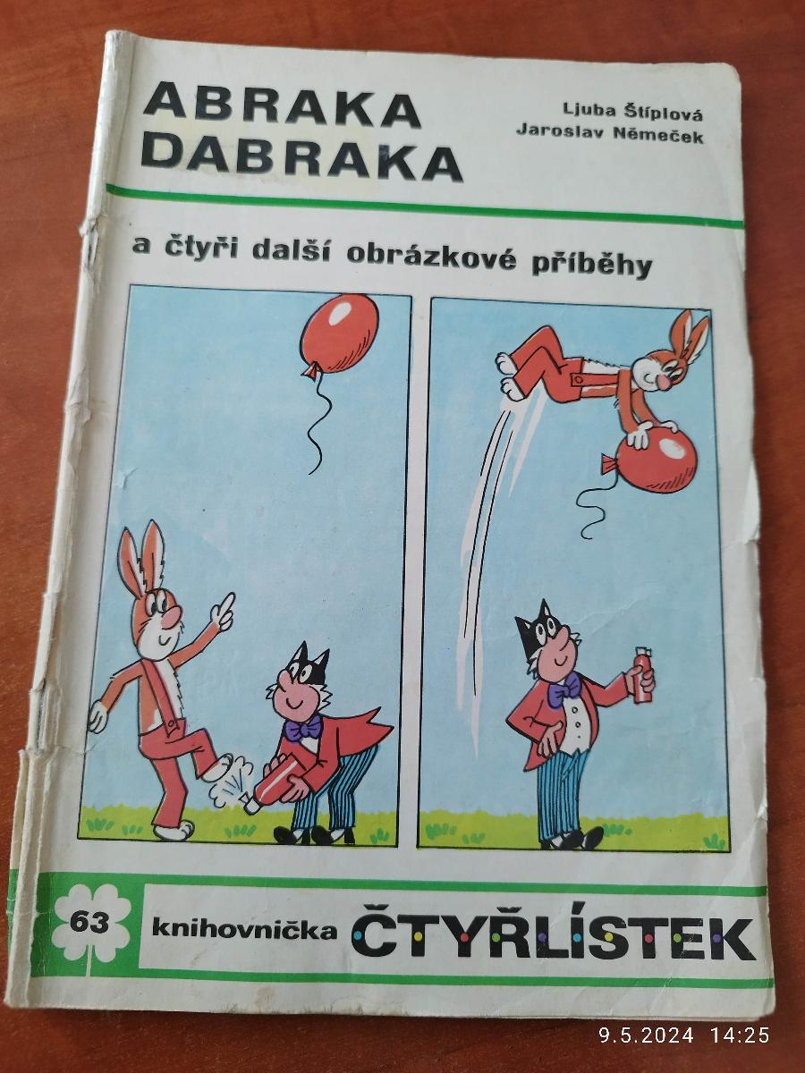 Štvorlístok č. 63 ABRAKA DABRAKA (rok 1977) - Knihy a časopisy