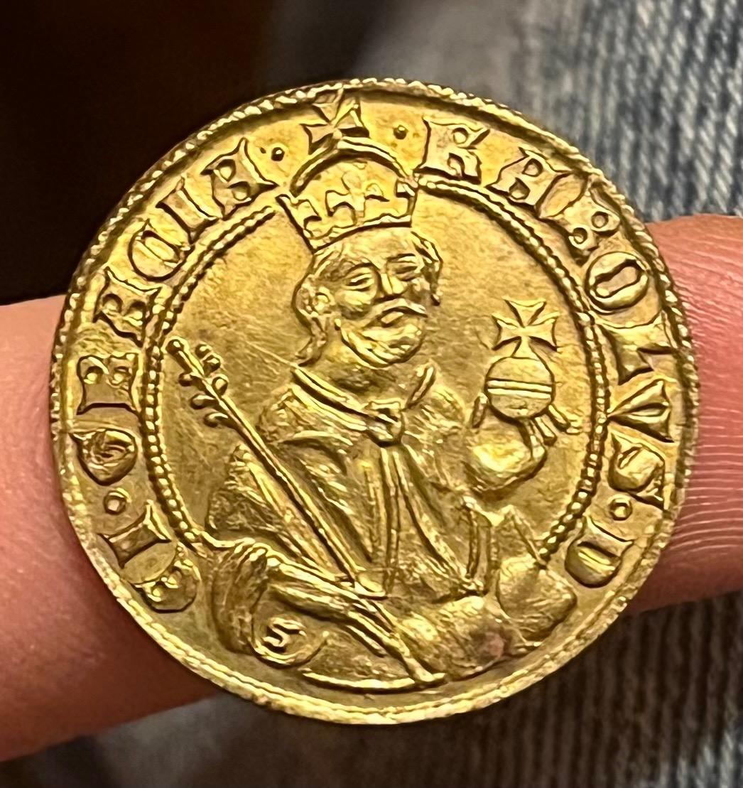 Karol IV., zlatý dukát cisársky 1355-1378 - Numizmatika