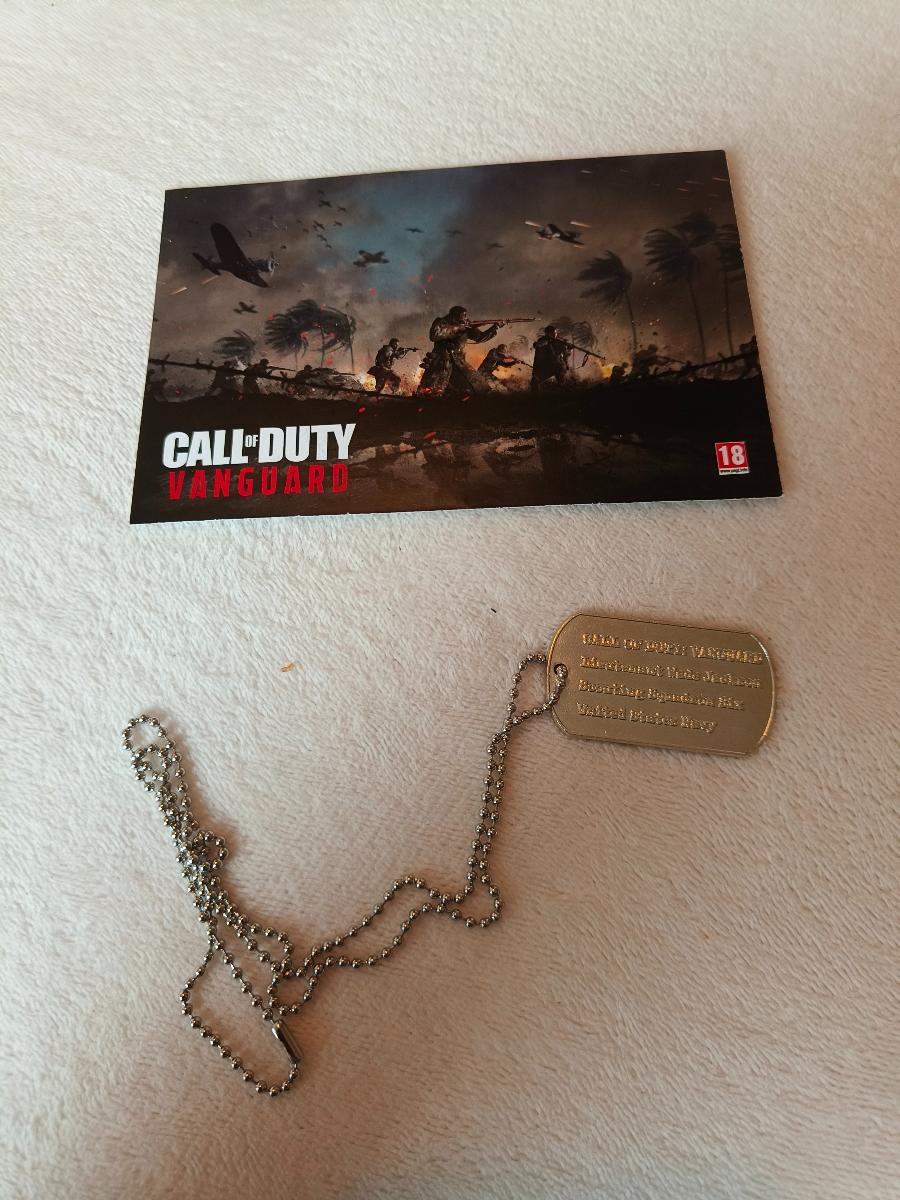 Call of Duty Vanguard zberateľské predmety - Dog tag + pohľadnica - undefined