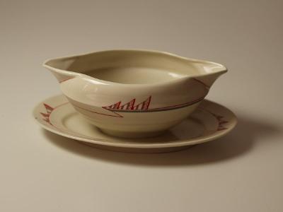 Porcelánový omáčník Meissen styl ART DECO 1930