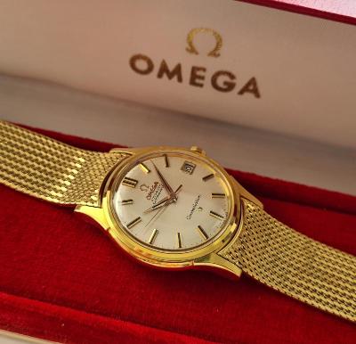 Zlaté hodinky Omega Constellation Automatic 18K