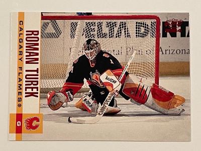 2003-04 Pacific Red Roman Turek Serial Calgary Flames