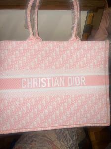 Svetloruźova kabelka Ch. Dior nová