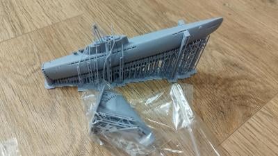 modely lodí a ponorka 1/350