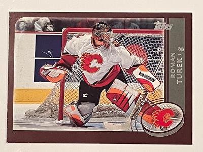 2002 Topps Factory 98 Roman Turek - Calgary Flames