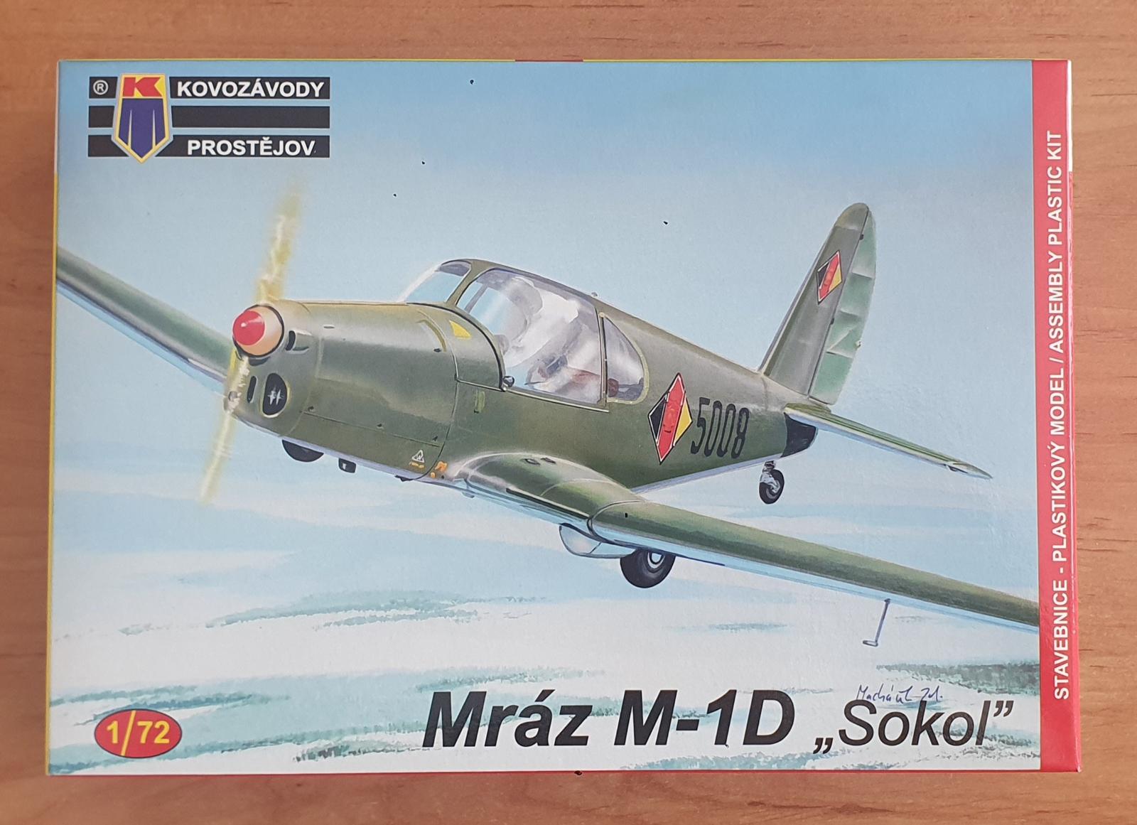 1/72 Mráz M-1D Sokol KP + maska ​​kabíny - Vojenské modely lietadiel
