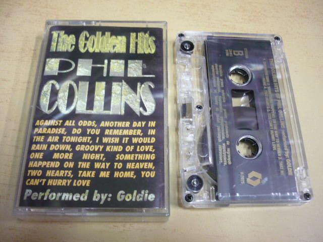Kazeta: PHIL COLLINS / The Golden Hits perf. by GOLDIA - Hudobné kazety