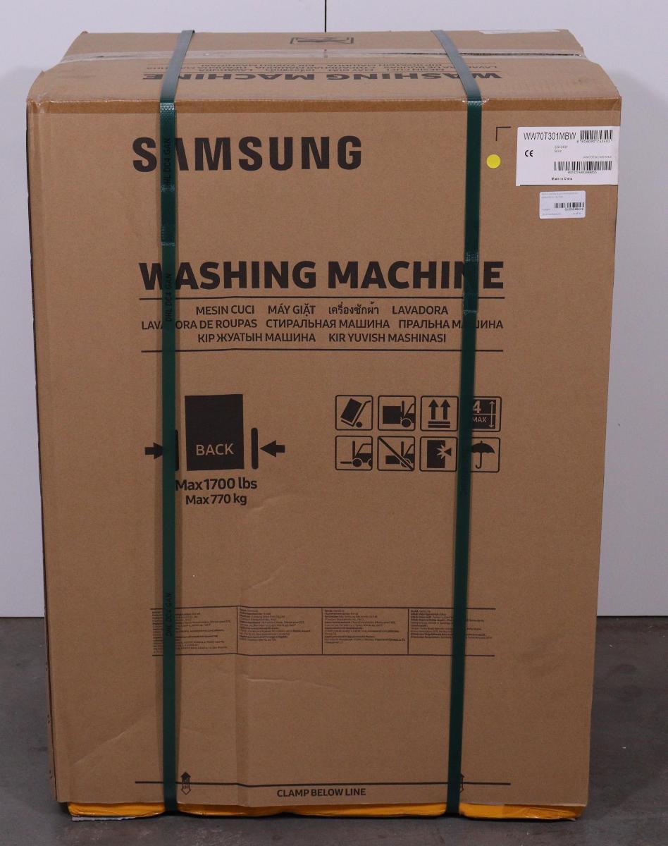 Úzka práčka s predným plnením Samsung WW70T301MBW - Elektro