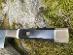 Luxusný nakiri damaškový nôž svetlý byvolí roh + ebenové drevo 7" - Vybavenie do kuchyne